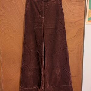 Zara Brown Wide Leg Pants